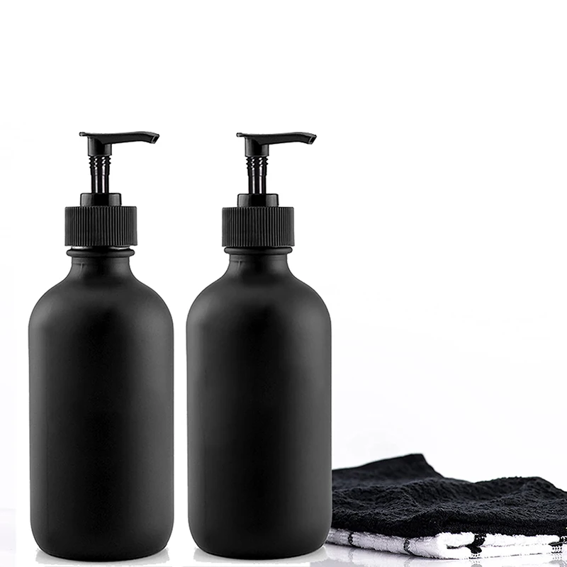 Plastic Soap Empty Pump Bottles Lotion Container Shampoo Dispenser 300/500ml 2Pcs