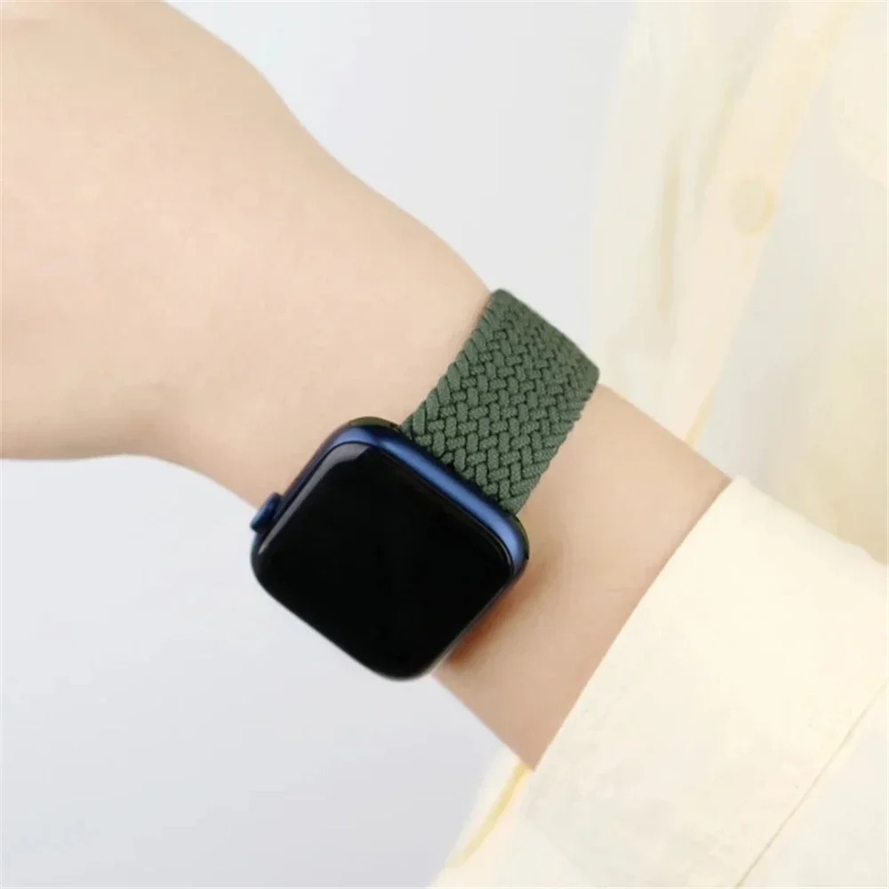 Braided Solo Loop Strap for Apple Watch - Stylish and Comfortable Wristband Bracelet
