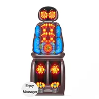 Upgrade Electric Full Body Massage Chair Neck Back Waist Massage Cushion Heat Vibrate Kneading Leg Massage Pad Seat Relaxation 2