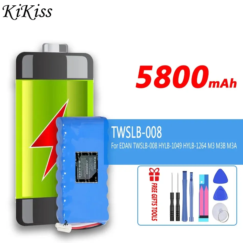

5800mAh KiKiss Powerful Battery TWSLB008 For M3 M3B M3A TWSLB-008 HYLB-1049 HYLB-1264 Bateria