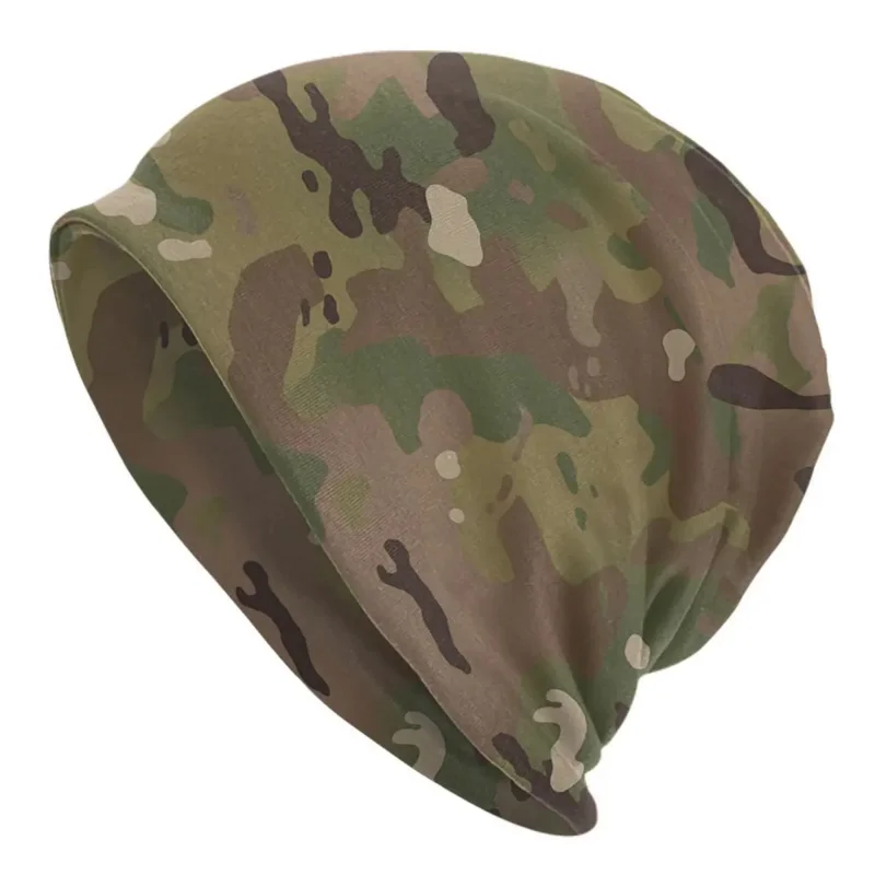 

Military Camo Camouflage Bonnet Hats Cool Knitting Hat For Women Men Winter Warm Skullies Beanies Caps