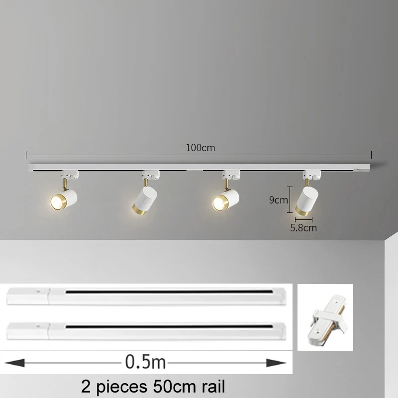 4 Bulbs white