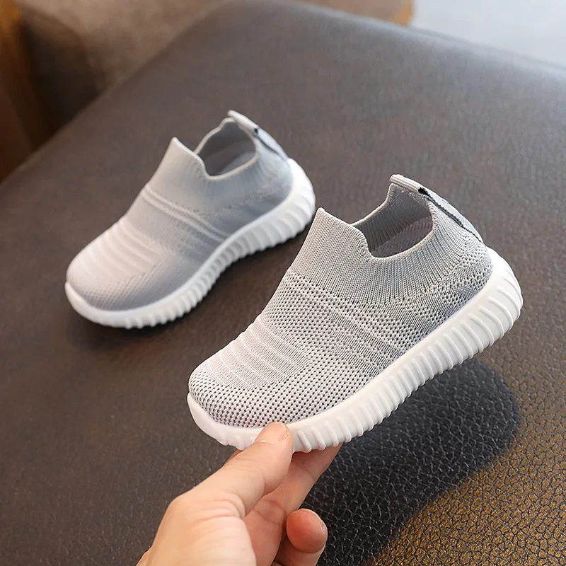 Baby Child White/black Sneakers Spring 2024 Leisure Lace-up Kids Comfort Sneakers Boy/girl Canvas Shoes Toddlers Tennis