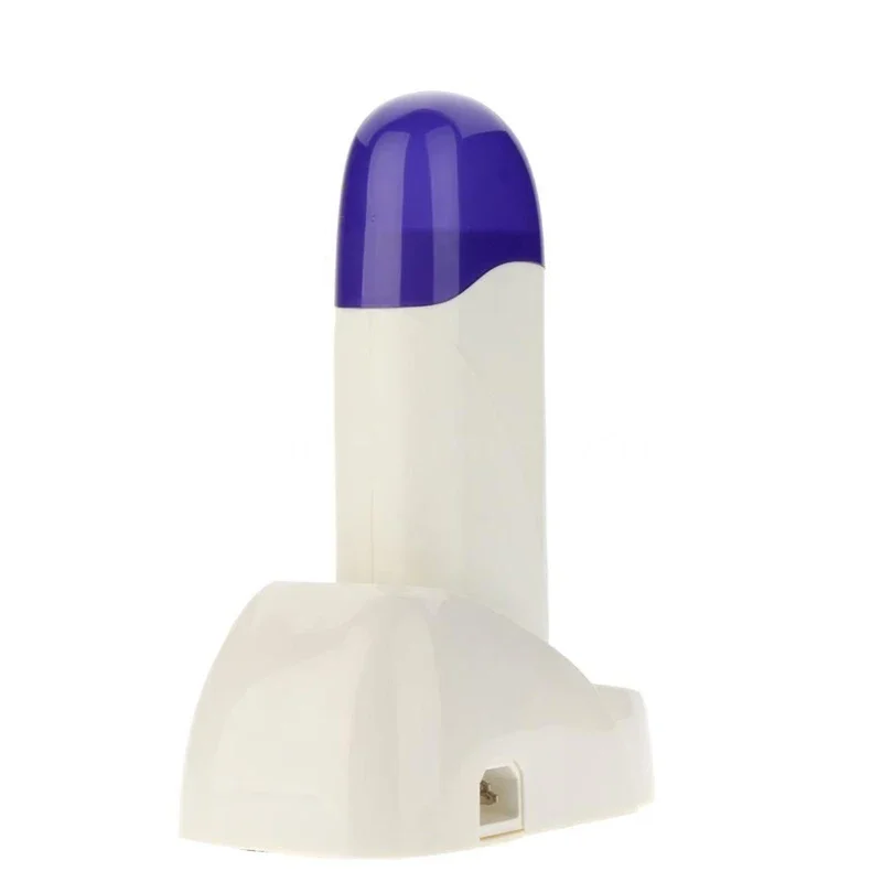 Single Depilatory Heater Roll On Wax Warmer Refillable Wax Cartridge Wax-melt Machine with Base Skin Care Tool Hair Removal