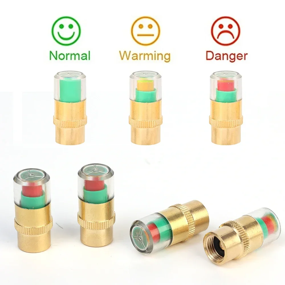 Universal Tyre Pressure Monitoring Alarm and Indicator Valve Cap