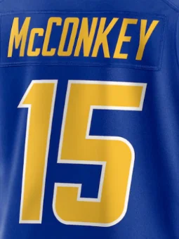 thumbnail image 1 of Camisetas de fútbol de la famosa marca Los Ángeles con bordados para hombres, mujeres y jóvenes personalizados #10 HERBERT #15 McCONKEY #3 JAMES JR, 1 of 5