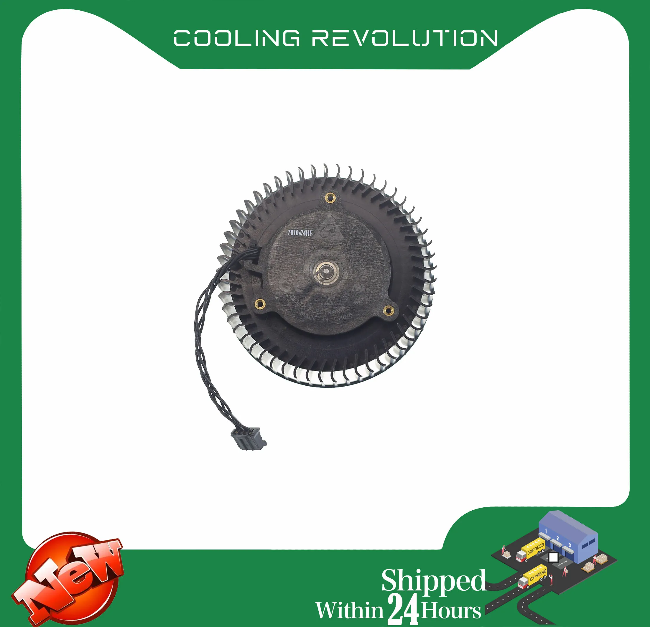 Placa Gráfica Ventilador de Refrigeração 4pin 65 mm 12v 1.8a Nvidia Gtx Titan Gtx980 980ti Bfb0712hf - Imagem 3