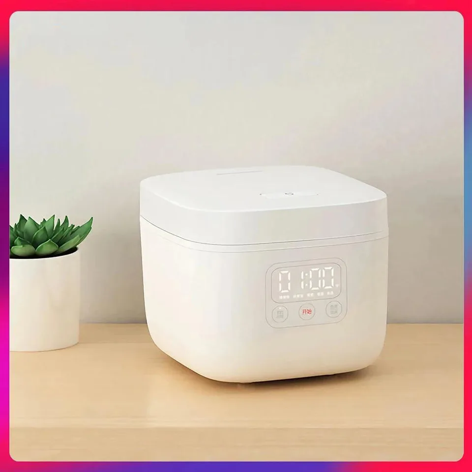 Mini cuociriso elettrico da 1,2 litri fornello da cucina automatico  intelligente per uso domestico per cuociriso elettrico da 1-2 persone con  piroscafo - AliExpress