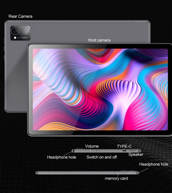 デュアルWi-Fi付きタブレットPC, Android,10.36インチ,2k画面