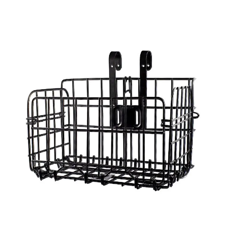 Bike Shop Folding Handlebar Basket, Gray