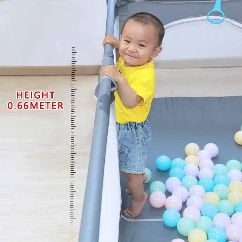 Baby Playpen 150x180 Baby Activity Fence Playground for Children Safety Ball Pool Barrie Playroom