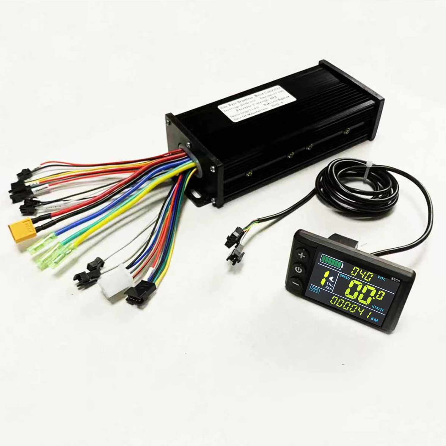 36V 48V 52V 60V 40A 2000W E-bike Brushless Motor sine wave Controller With S866