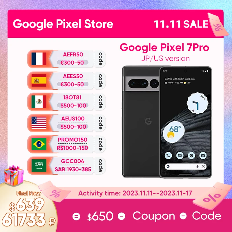 Google Pixel 7 Pro Mobile Phone  Smartphone Google Pixel 7 Pro - Google 7  Pro 5g - Aliexpress
