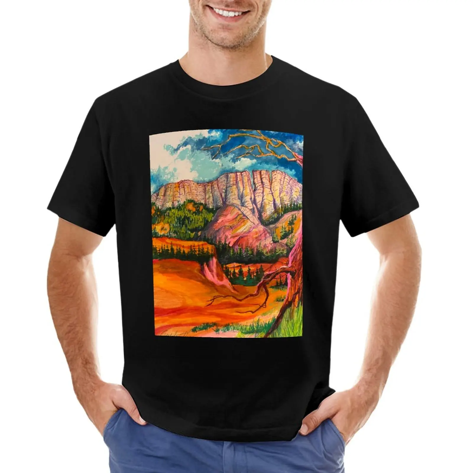 

Horse tooth Mountain Fort Collins CO T-Shirt tops Short sleeve tee custom t shirts design your own Men's t-shirts