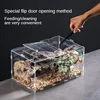 Acrylic Transparent Reptile Terrarium Breeding Box Turtle Cage Nano Arboreal Tarantula Enclosure Dearded Dragon Reptiles Habitat 3