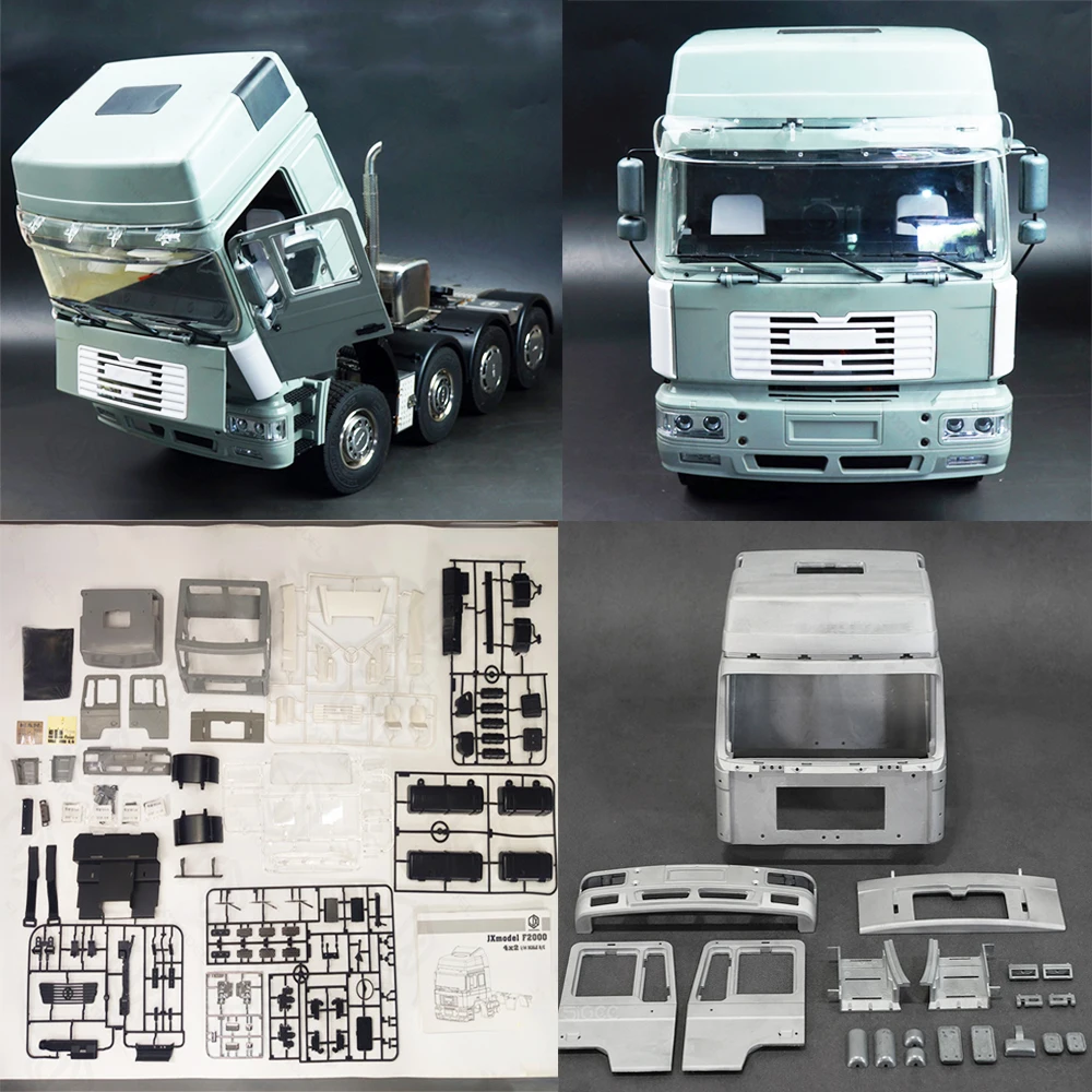 Tamiya Rc Truck 1/14 F2000 Kit Metal Car Shell Door Open Mask Kit Accessori Per Auto