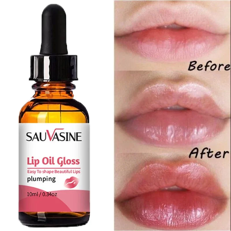 Lip Plumper Instant Volumising Lips Serum Plumper Repairing Reduce Fine Lines Fuller Filler Bigger Pulp Lips Moisturizing Care Essence 10ML