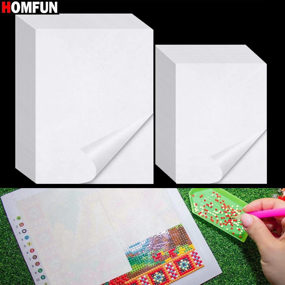 Diamond Painting Release Paper 10/20/50pcs Non-stick Cover Dustproof Release Oil Paper 5D DIY Replacement Accessories diamond painting accessories