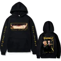 Men Women Anime Hoodies Mashle: Magic And Muscles Mash Burnedead Eyes Graphic Print Hooded Harajuku Unisex Sweatshirt Streetwear 1