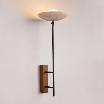 Wabi-Sabi Natural Stone LED Wall Sconce 1