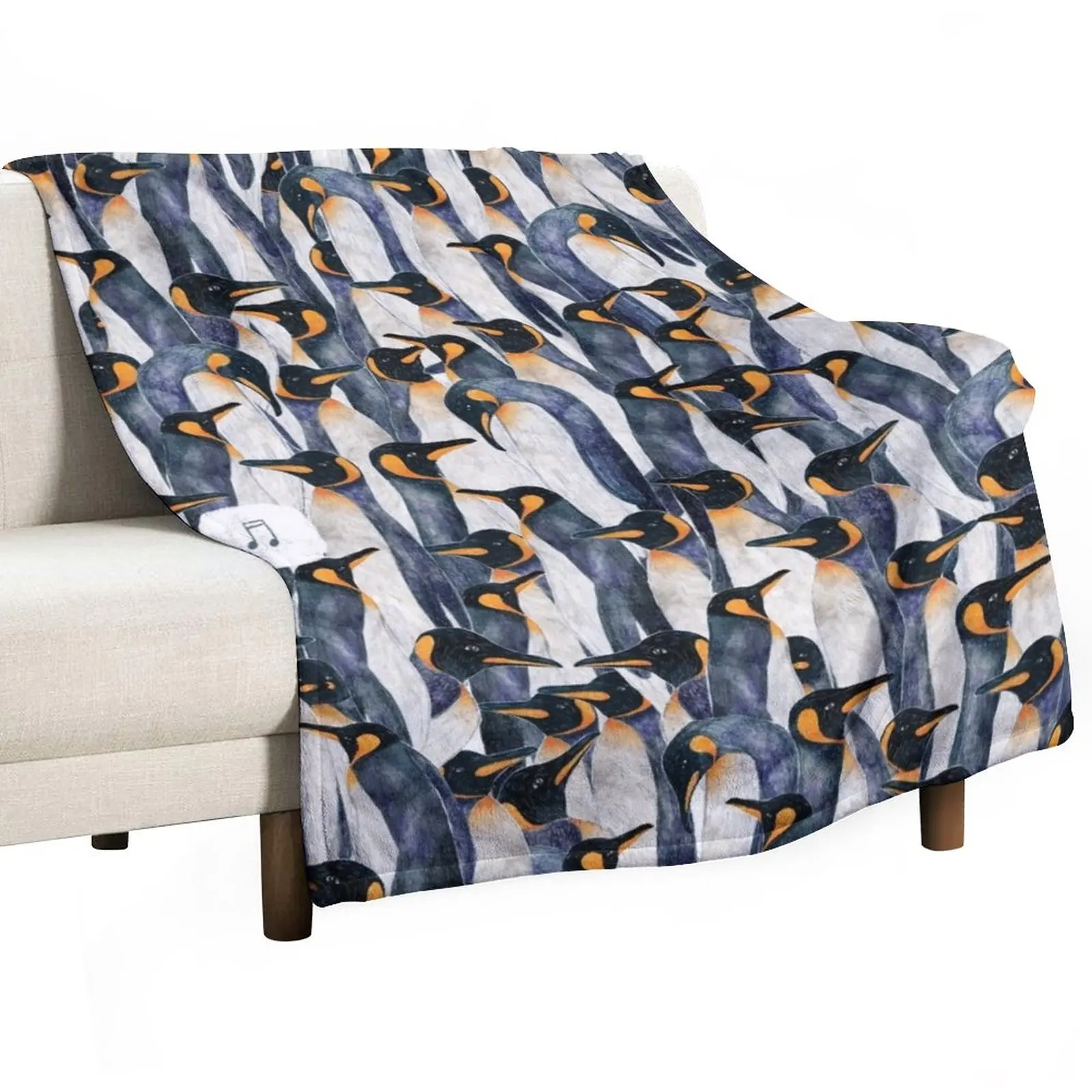 

Singing Penguin Throw Blanket Thin Blankets For Sofa Thin Summer Blanket