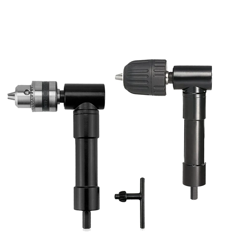 

90 Degree Right Angle Electric Drill Three-Jaw Chuck Corner Impact Drill Right Angle Bend Extension Adaptor
