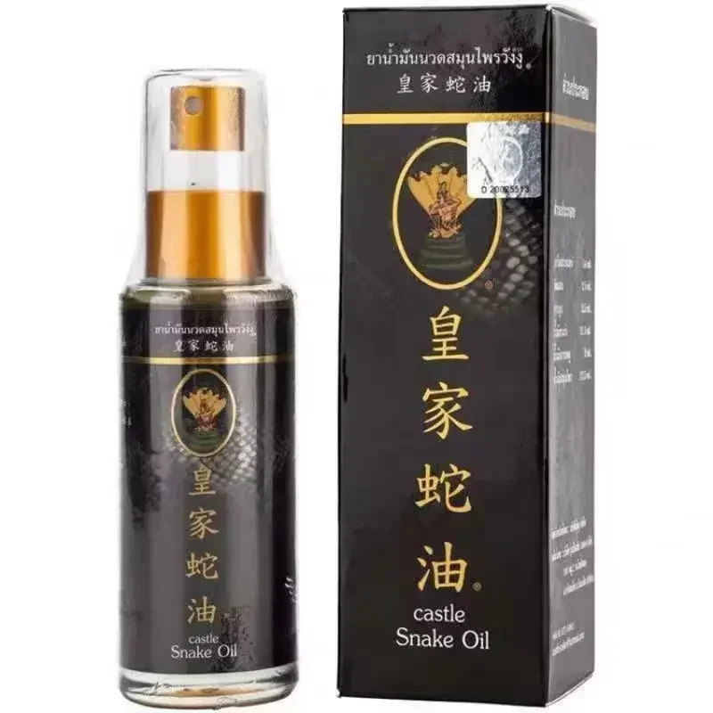Thailand Castle Snake Oil Spray Pain Relief Arthritis Muscle Joint Massage Knee Back Pain Treatment Medical Care 50ml