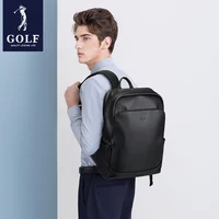 GOLF backpack men's backpack large capacity business computer backpack leather fashion high school student backpack trendy brand 2
