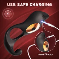 Vibrating Cock Ring Penis Ring for Men Ejaculation Delay Penis Glans Vibrator Clit Stimulator Adult Goods Sex Toy for Couples 5