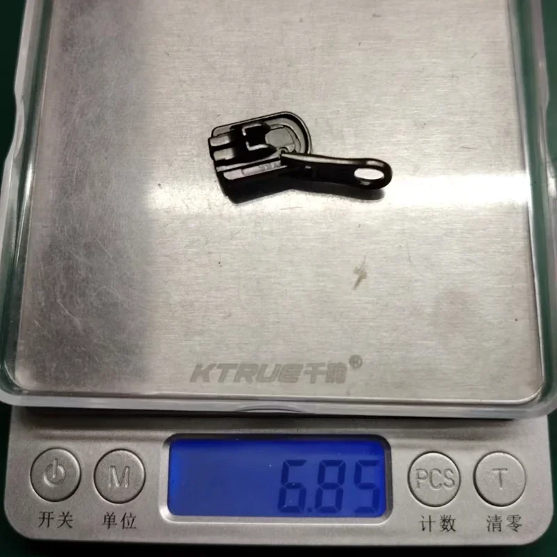 20개/묶음 5    YKK 금속 지퍼 장식 슬라이더 풀 링 자동 잠금 또는 비잠금 재킷 또는 핸드백 수리 재봉 액세서리