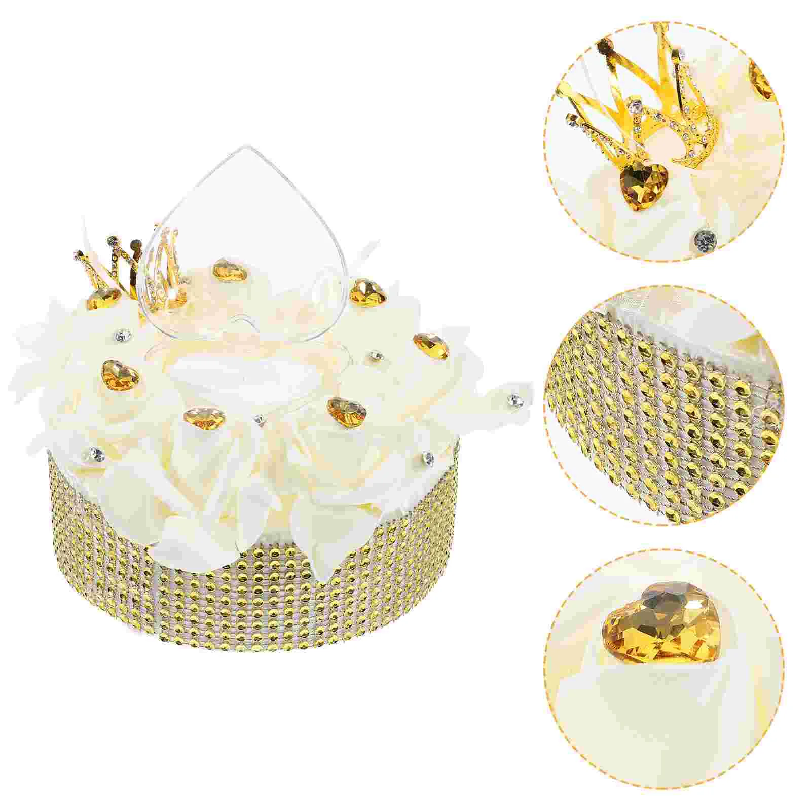 

Engagement Ring Box Valentine's Day Ring Holder Ring Case Jewelry Gift Case