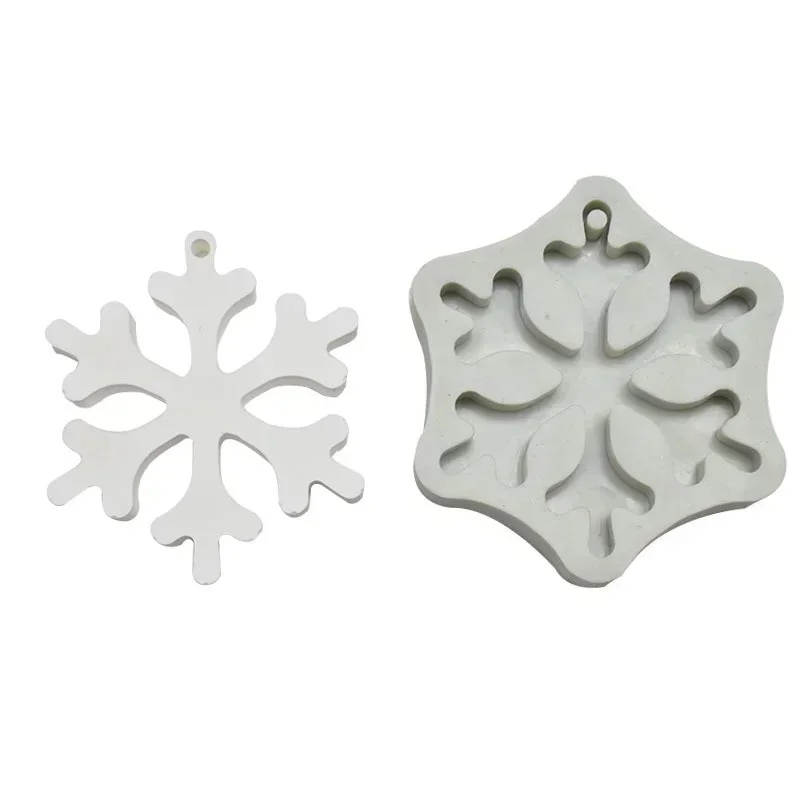 Christmas Style Handmade Silicone DIY Mold Tree Aromatherapy Wax Mold Snowflake Elk Aromatherapy Plaster Mold Accessories Tools
