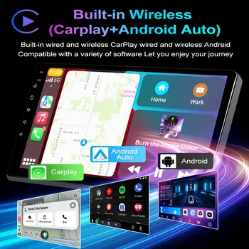 Autoradio Android Auto da 10,25 pollici con GPS e navigazione per BMW Serie 5 E39 1996-2003, lettore multimediale video 4G WIFI 2 Din DVD