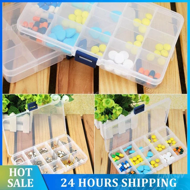 Small Tackle Box Organizer Fishing Tackle Box With 15 Removable  Compartments Small Tackle Box Fishing Parts Box Fishing - AliExpress