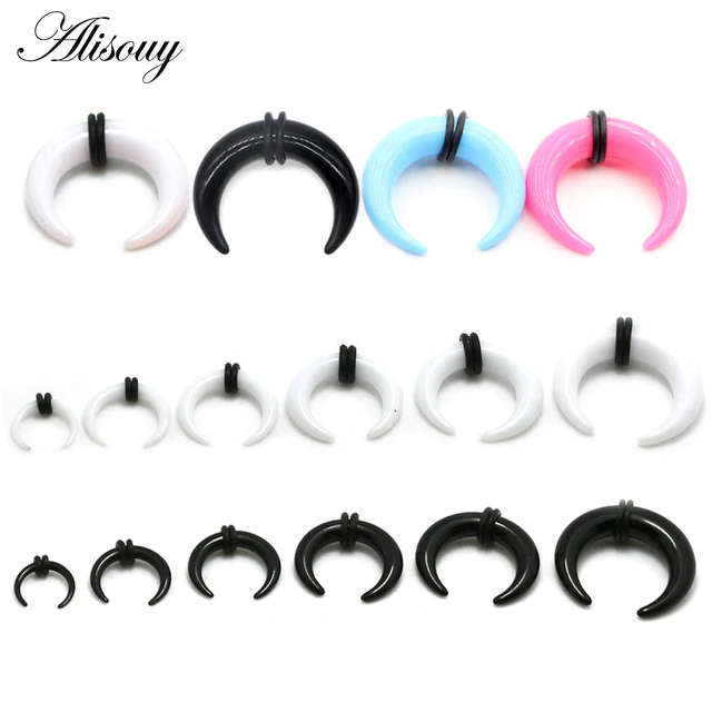 아크릴 C 모양 버팔로 경적 귀 Pincher Septum 반지: 최고의 바디 쥬얼리 경험