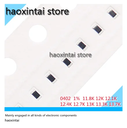 

100PCS 0402 SMD Resistor 1% 11.8K 12K 12.1K 12.4K 12.7K 13K 13.3K 13.7K