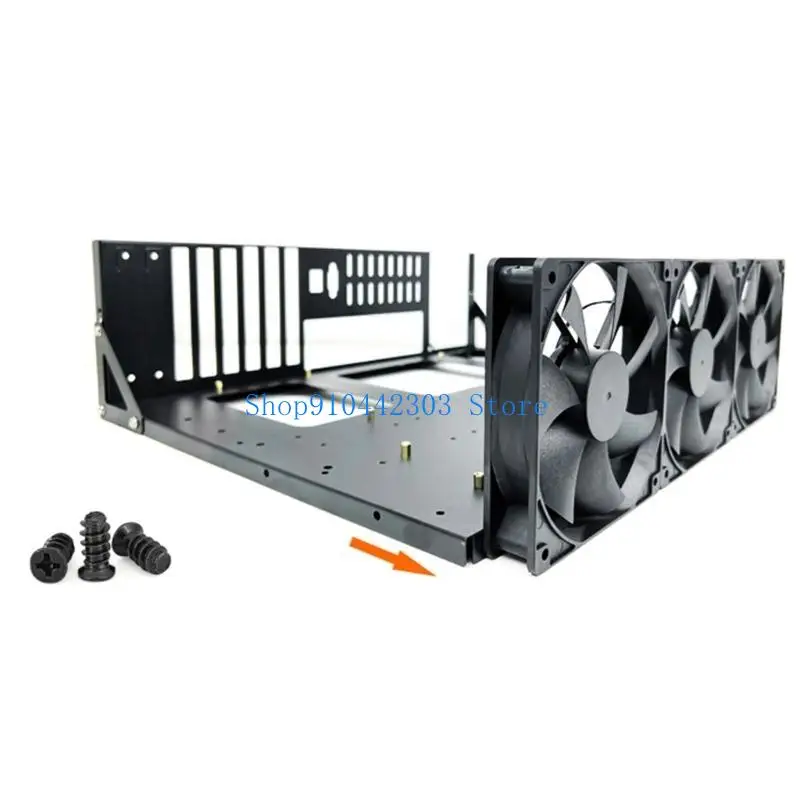 GPU 냉간 압연 강철 오픈 섀시 광부 마이닝 프레임 케이스용 652F 마이닝 리그 프레임