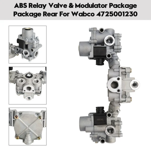 thumbnail image 2 of ABS Relay Valve & Modulator Package Package Rear For Wabco 4725001230 2 of 14