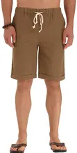 

Men Shorts Casual Drawstring Summer Beach Shorts Summer Mid Waist Tie Classic Solid Color 5 Points Pants Youth Casual Shorts Men