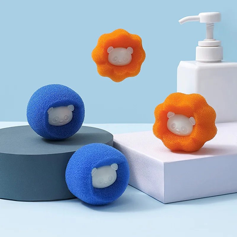 1-6pcs Pet Hair Remover Reusable Ball Laundry Washing Machine Filter Wool Sticker Cat Hair Collector Pet Fur Lint Catcher Home