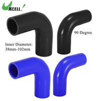 Performance 90-Degree Silicone Elbow Hose Connector - 38MM Inner Diameter
