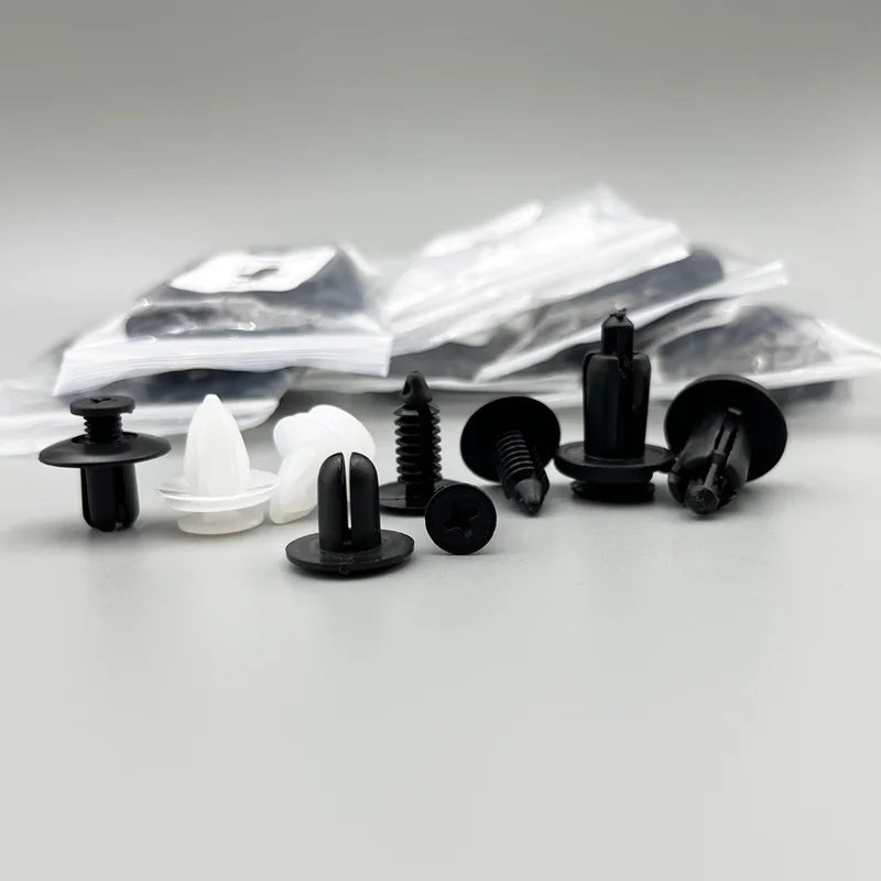 Auto Fastener Clip Plastic Rivet Fastener Screw Car Bumper Fender Rivet Car Clip 8mm for Toyota Focus Kia Nissan Yamaha