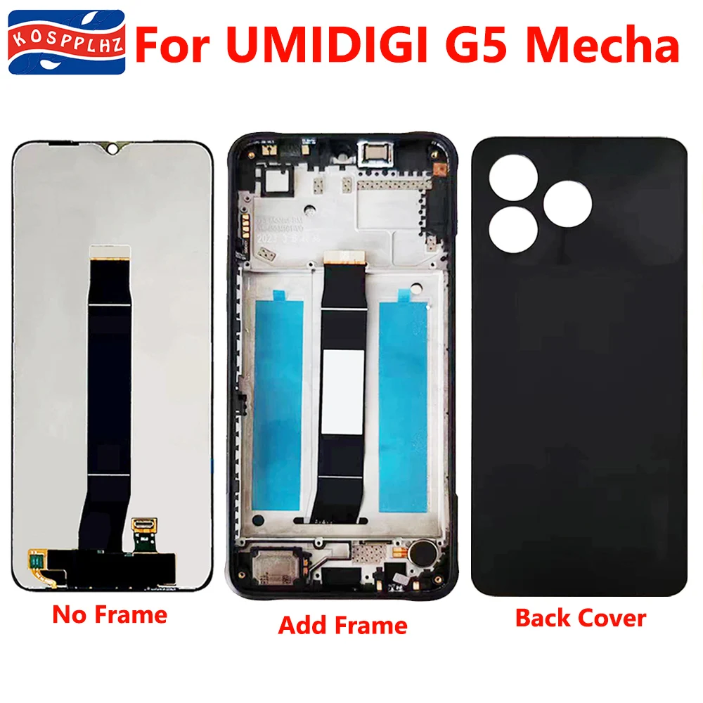 

For UMIDIGI G5 Mecha LCD Display Screen Front Touch Digitizer Replacement Optional Addition Of Frame / Back Cover + Glue