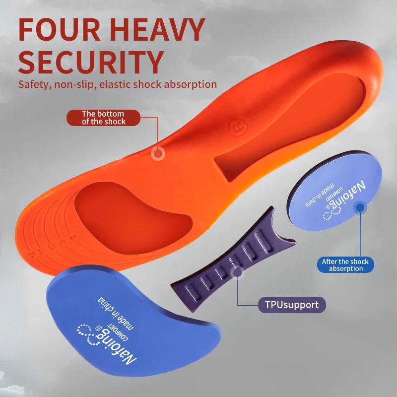 Sports Elasticity Insoles For Shoes Sole Technology Shock Absorption Breathable Running Insoles For Feet Orthopedic orthopedic insoles shoe insoles