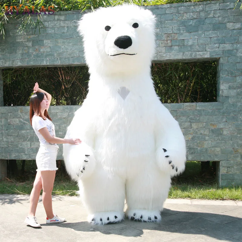 Mascot Costume for Adult Advertising Wedding Polar Bear