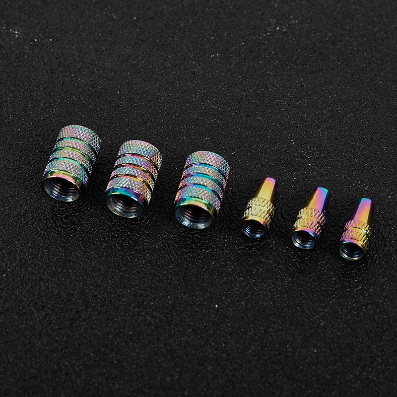 Chameleon Bike Presta Valve Cap Set - Aluminum Dust Cover