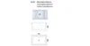White Acrylic Freestanding Baby Bathtubs, Solid Square Surface, Cheap, Hot Sell 6