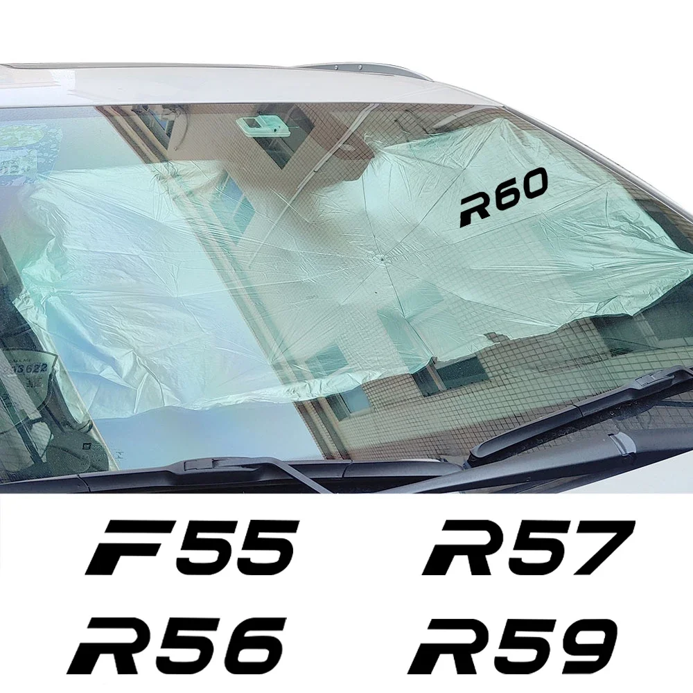 Car Front Window Sunshade Cover Heat Insulation For Mini Coopers JCW F55 F54 F56 F57 F60 R50 R52 R53 R55 R56 R57 R58 R59 R60 R61