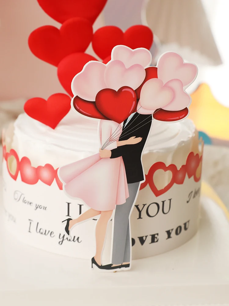 Valentine's Day 400pcs/lot Heart pattern Edible Paper Wafer Cake Toppers,Edible  Paper For Cakes Decoration Party Supply - AliExpress