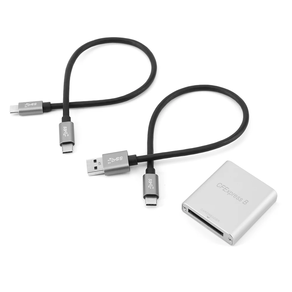 휴대용 C타입 to CFexpress B 리더, USB 3.1, 2 세대, 10Gbps, 노트북 컴퓨터, 휴대폰, 맥북, 아이패드, 크롬북용